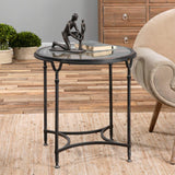 Accent Table Samson Glass Side Table