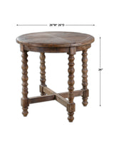Accent Table Samuelle Wooden End Table