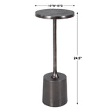 Accent Table Sanaga Drink Table Nickel
