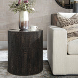 Accent Table Sequoia Mirrored Drum Table