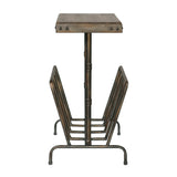 Accent Table Sonora Industrial Magazine Accent Table
