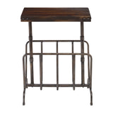 Accent Table Sonora Industrial Magazine Accent Table