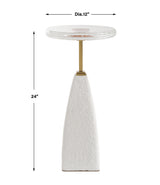 Accent Table Sora Glass Drink Table