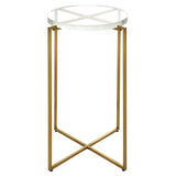 Accent Table Star-crossed Glass Accent Table