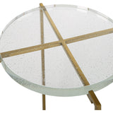 Accent Table Star-crossed Glass Accent Table
