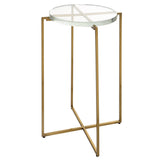 Accent Table Star-crossed Glass Accent Table