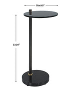 Accent Table Steward Round Drink Table