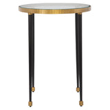 Accent Table Stiletto Antique Gold Side Table