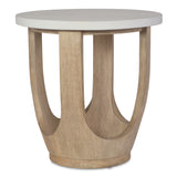 Accent Table Tatli Stone Top Side Table