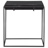 Accent Table Telone Modern Black Side Table