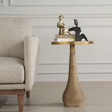 Accent Table Terra Brass Accent Table