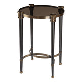 Accent Table Thora Brushed Black Accent Table