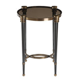 Accent Table Thora Brushed Black Accent Table