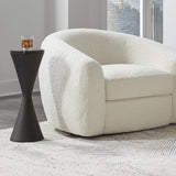 Accent Table Time's Up Hourglass Shaped Drink Table