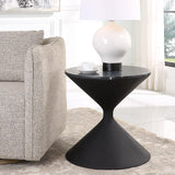 Accent Table Time's Up Hourglass Shaped Side Table
