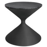 Accent Table Time's Up Hourglass Shaped Side Table