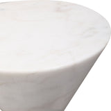 Accent Table Top Hat Marble Drink Table