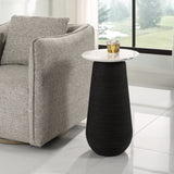 Accent Table Total Eclipse Marble Accent Table