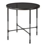 Accent Table Vande Aged Steel SideTable
