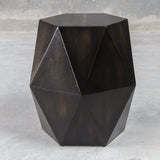 Accent Table Volker Black Geometric Accent Table