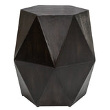 Accent Table Volker Black Geometric Accent Table