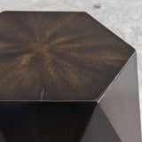 Accent Table Volker Black Geometric Accent Table