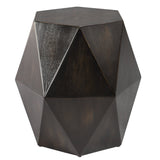 Accent Table Volker Black Geometric Accent Table
