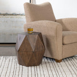 Accent Table Volker Honey Geometric Accent Table