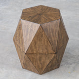 Accent Table Volker Honey Geometric Accent Table