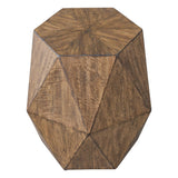 Accent Table Volker Honey Geometric Accent Table