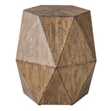 Accent Table Volker Honey Geometric Accent Table