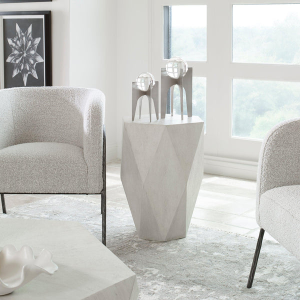 Accent Table Volker White Side Table