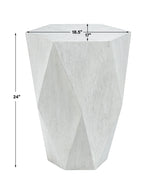 Accent Table Volker White Side Table