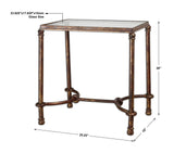 Accent Table Warring Iron End Table