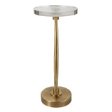 Accent Table Waveney Brass Drink Table