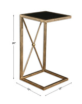 Accent Table Zafina Gold Accent Table