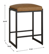 Bar & Counter Stools Atticus Black Counter Stool