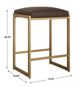 Bar & Counter Stools Atticus Gold Counter Stool
