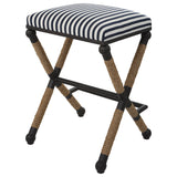 Bar & Counter Stools Braddock Backless Counter Stool // Navy Stripe