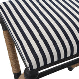 Bar & Counter Stools Braddock Backless Counter Stool // Navy Stripe