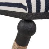 Bar & Counter Stools Braddock Backless Counter Stool // Navy Stripe