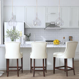 Bar & Counter Stools Dariela Counter Stool // Cream