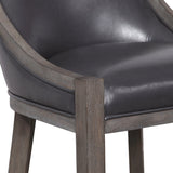 Bar & Counter Stools Elowen Leather Counter Stool