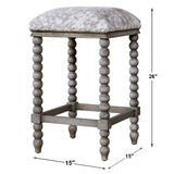 Bar & Counter Stools Estes Counter Stool // Faux Cow Hide