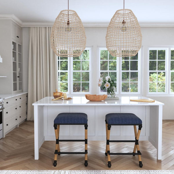 Bar & Counter Stools Firth Rustic Counter Stool // Navy