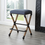 Bar & Counter Stools Firth Rustic Counter Stool // Navy