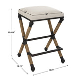 Bar & Counter Stools Firth Rustic Counter Stool // Oatmeal