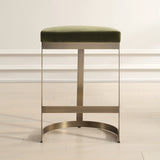 Bar & Counter Stools Ivanna Brass Moss Counter Stool