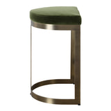 Bar & Counter Stools Ivanna Brass Moss Counter Stool