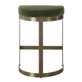 Bar & Counter Stools Ivanna Brass Moss Counter Stool